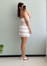 Waist : 24-28, Textured high waisted Skirt - Closet by Payal