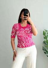 Size XS-S, Pretty prink Summer Top - Closet by Payal
