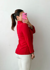 Size S-M Red Classic Shirt Top