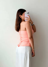 Size S Peach Corset Tube Top