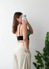 XS-S, Multicolor Sequin Bralette Top