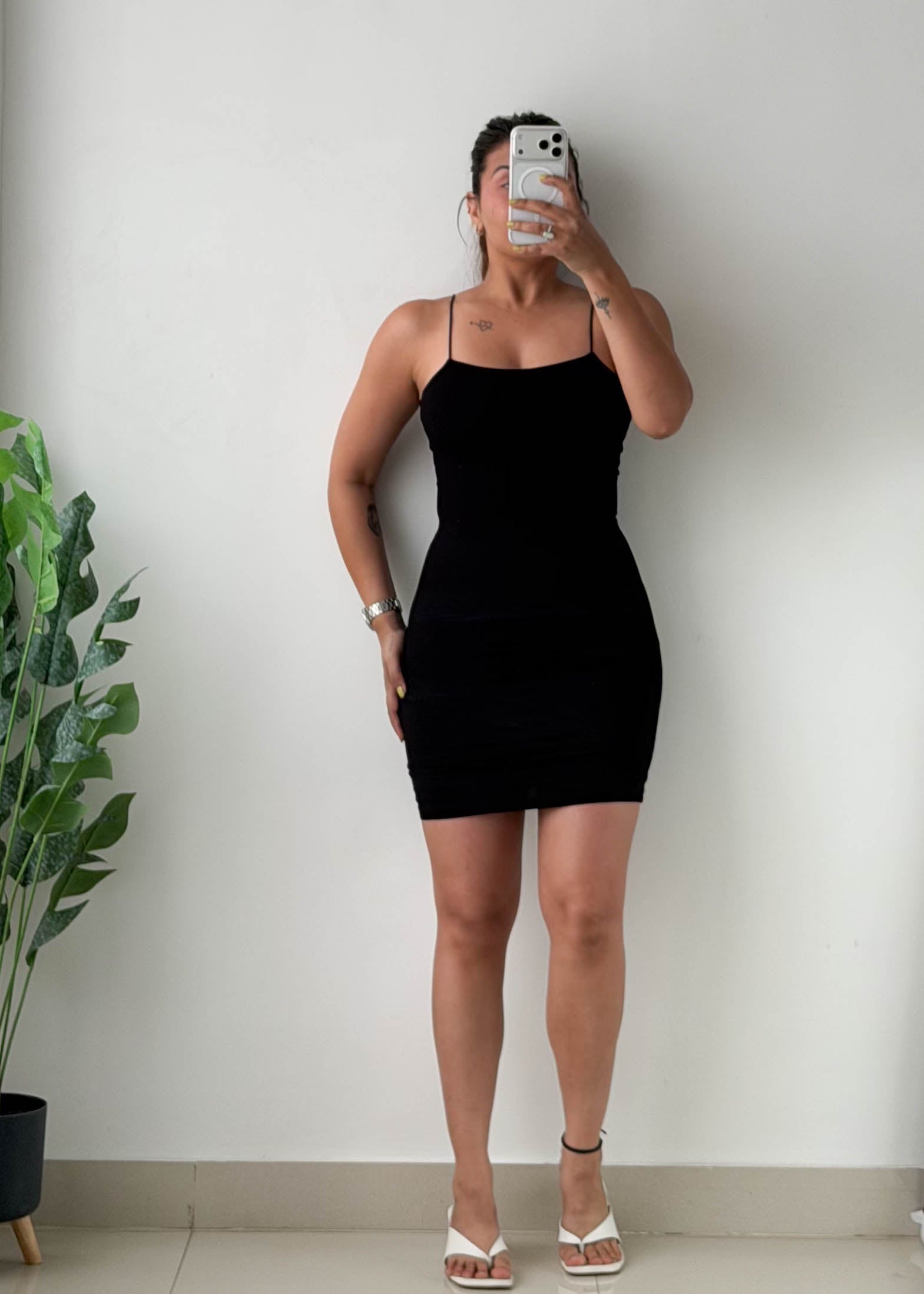 Size XS Black Bodycon Mini Dress