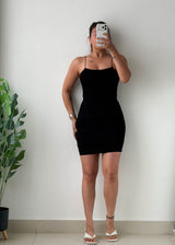 Size XS Black Bodycon Mini Dress