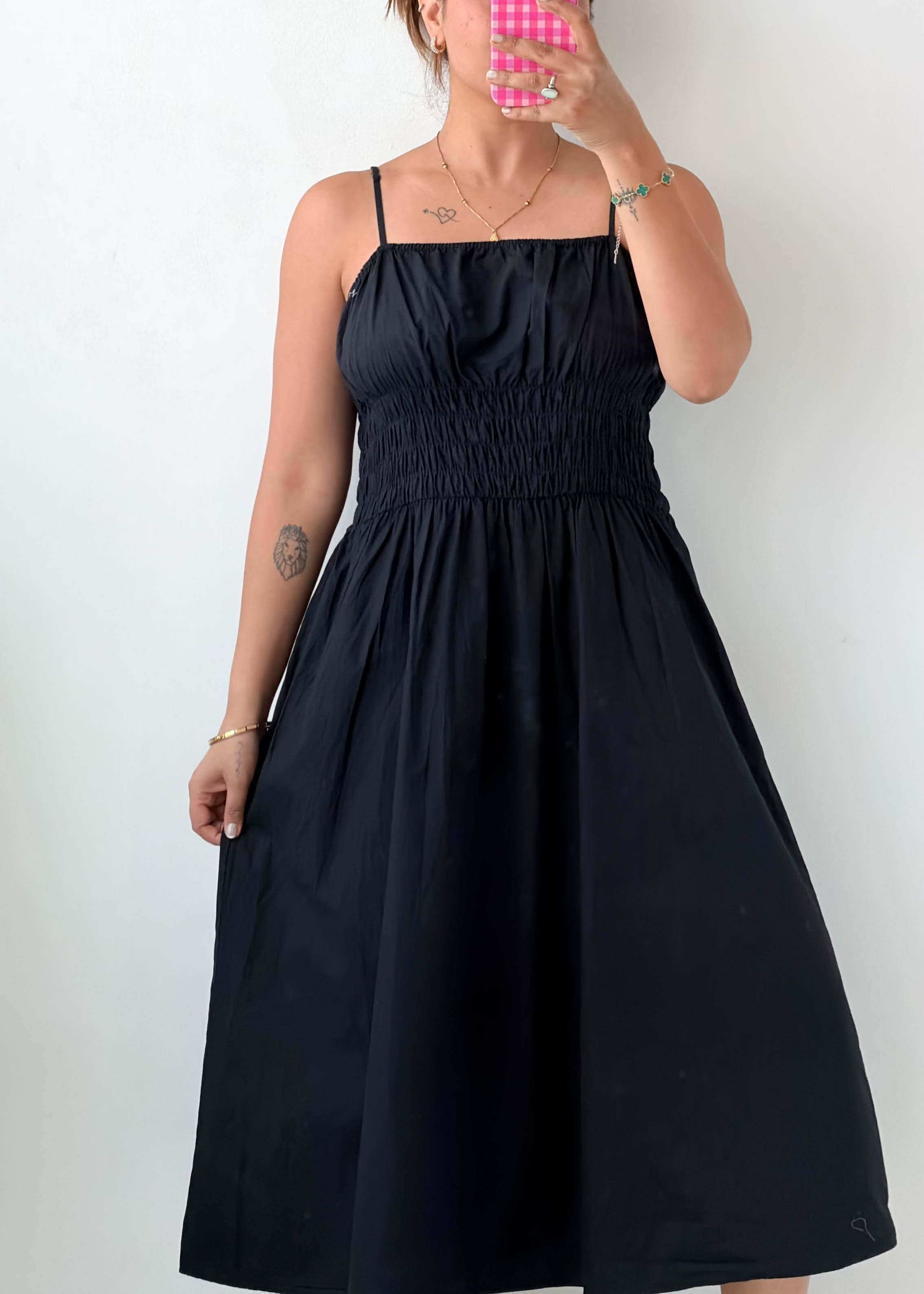 Size S-M White Wave Print Maxi Dress