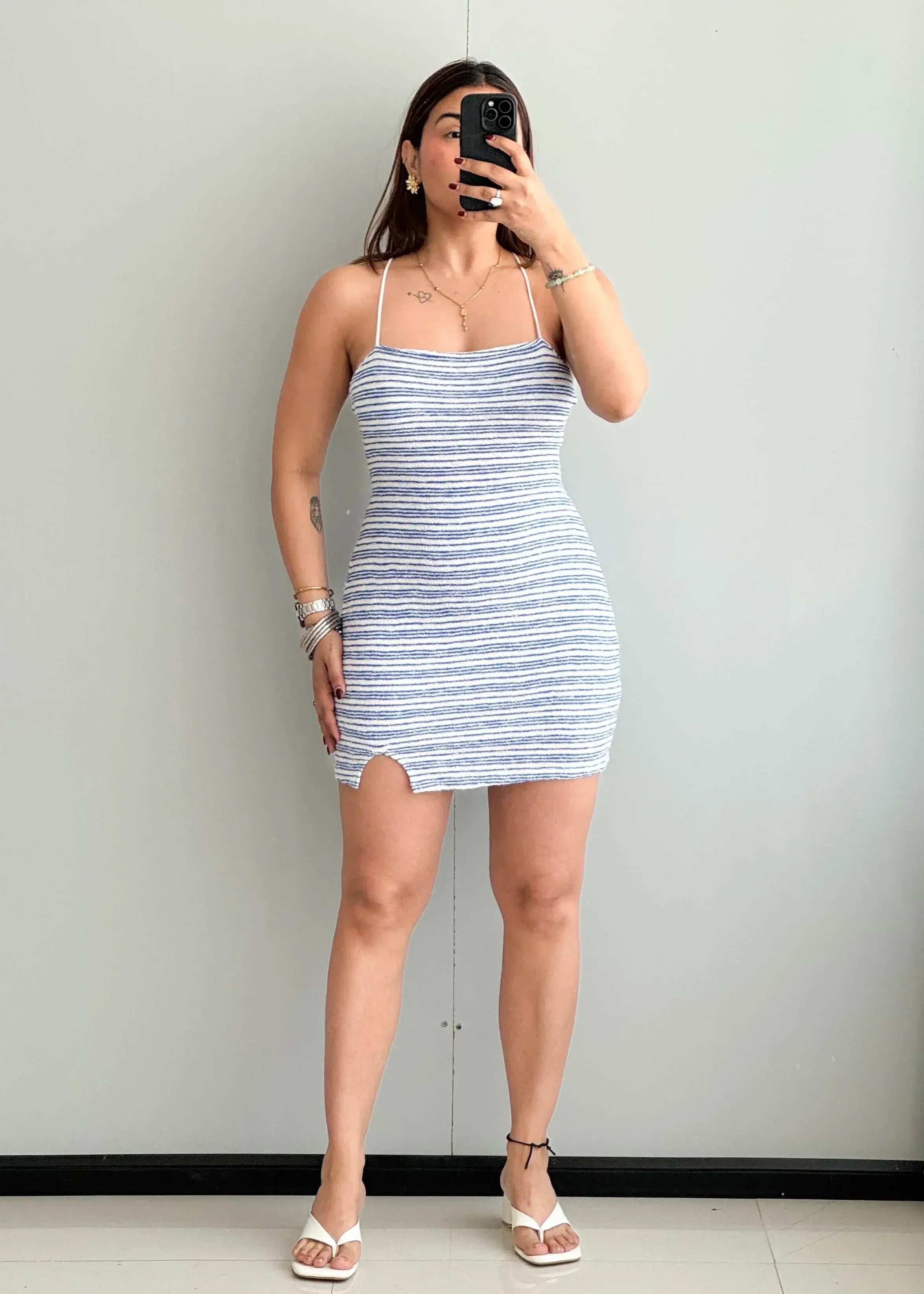 SIZE XS-M, Crochet Bodycon Dress - Closet by Payal