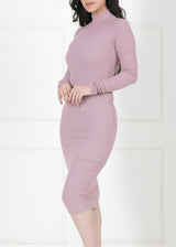 MAUVE PINK BODYCON