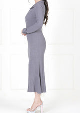 SLATE GREY BODYCON