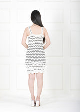 B&W CROCHET DRESS