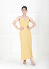 YELLOW LONG DRESS