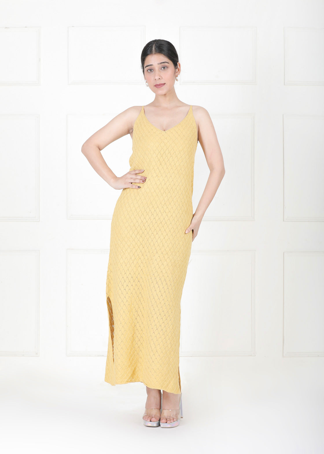 YELLOW LONG DRESS