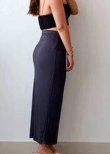Waist 30-32 Grey Midi Skirt