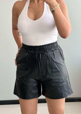 Waist : 24-26, Soft Premium Leather Shorts - Closet by Payal