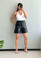Waist : 24-26, Soft Premium Leather Shorts - Closet by Payal