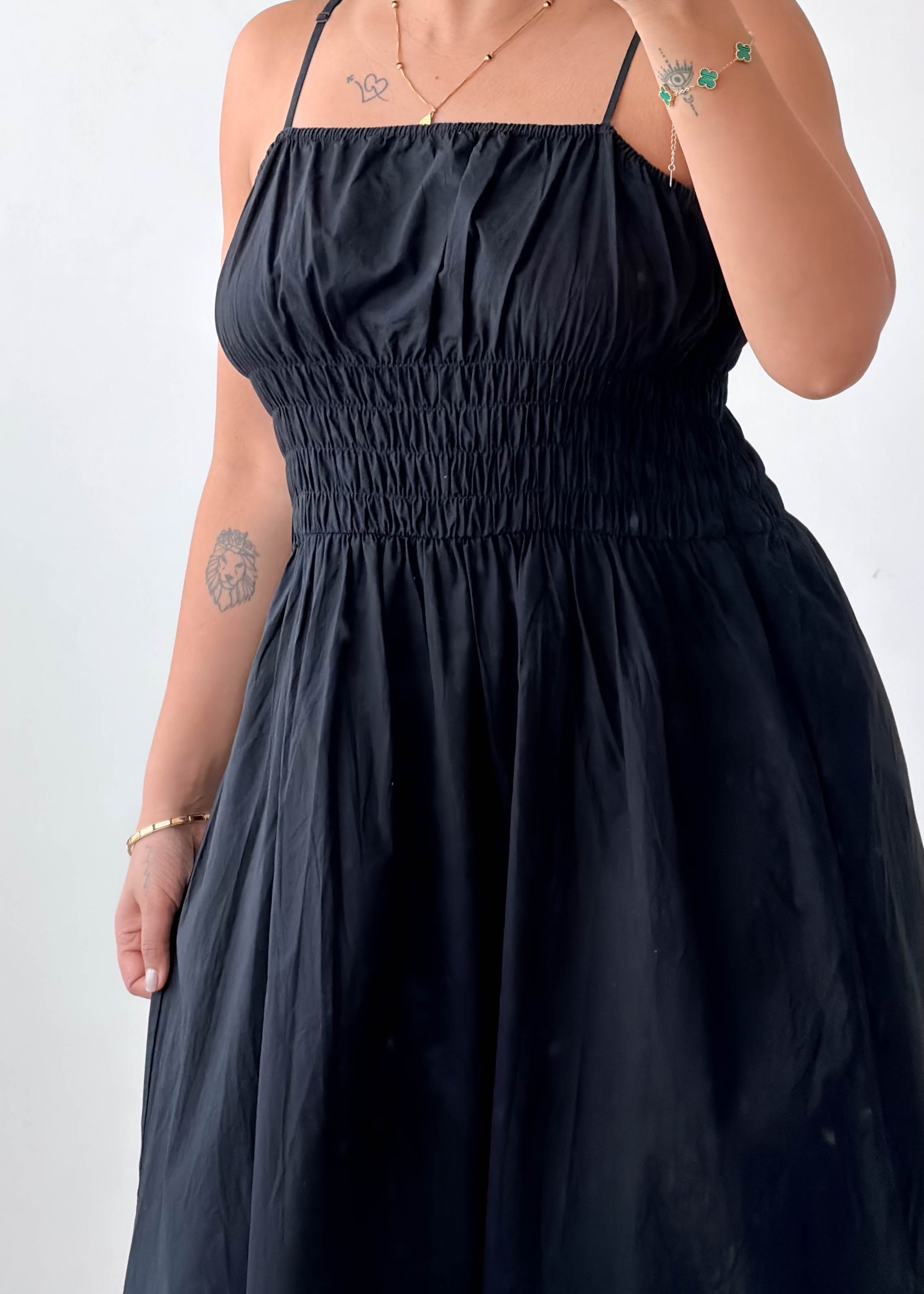 Size S-M White Wave Print Maxi Dress