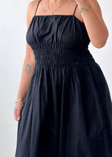Size S-M White Wave Print Maxi Dress