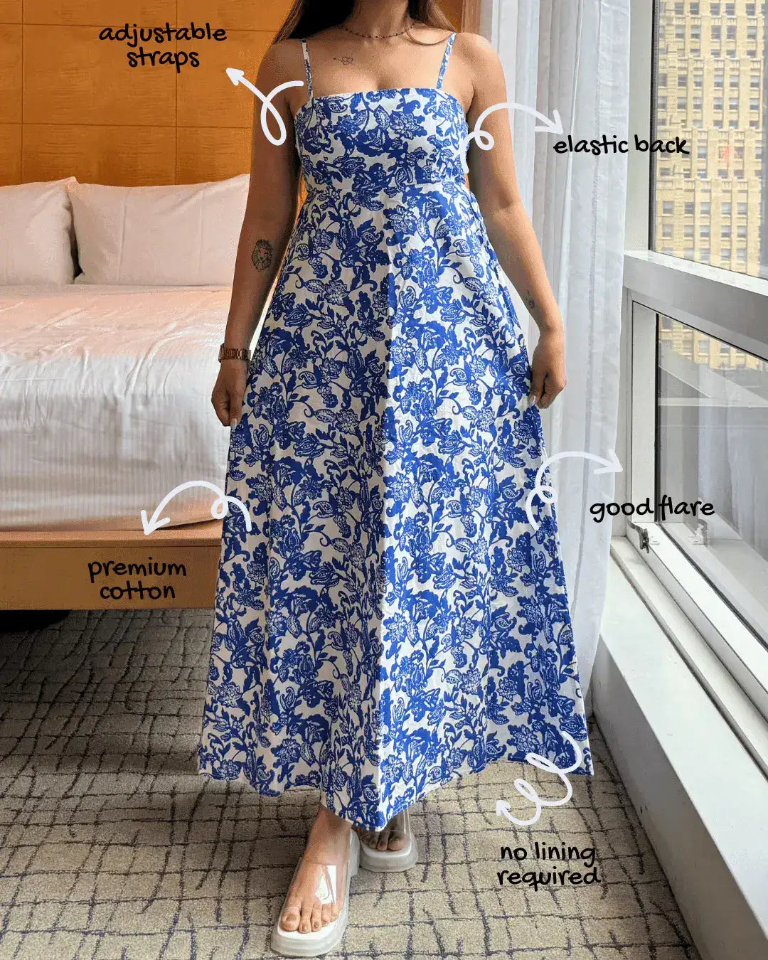 THE INDIGO DRESS - Closet by Payal