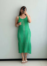 SIZE M-L, Crochet Summer Midi Dress - Closet by Payal