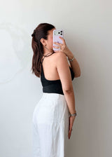 Size XS-S Black Halter Neck Bodysuit