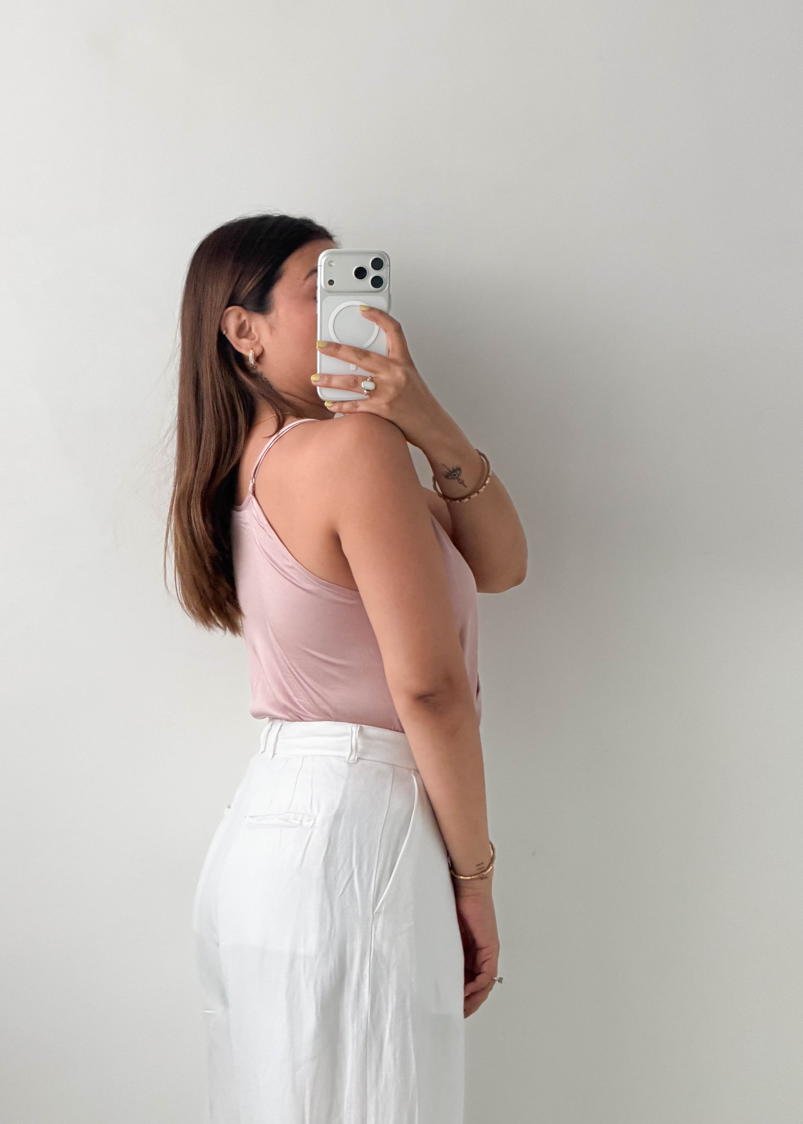 Size S-M Blush Wrap Cami Bodysuit