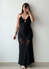 SIZE S-M, Georgette with Net Maxi Dress - Closet by Payal