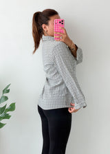 Size S-M Sage Gingham Shirt