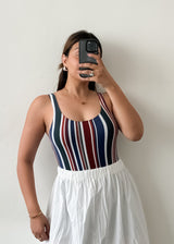 Multi-Striped Bodysuit