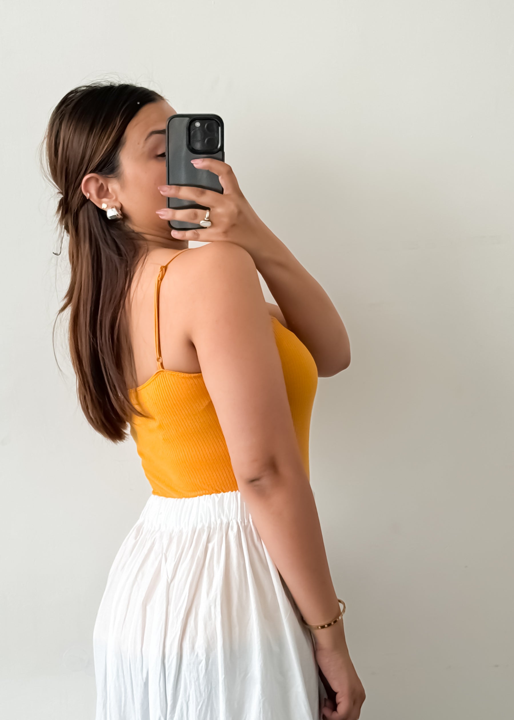 Mustard Spaghetti Bodysuit