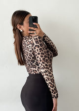 Leopard Print Bodysuit