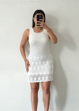 WHITE CROCHET, M-L