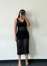 BLACK CROCHET, L-XL