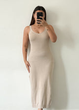 BEIGE BODYCON, S-M