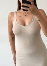 BEIGE BODYCON, S-M