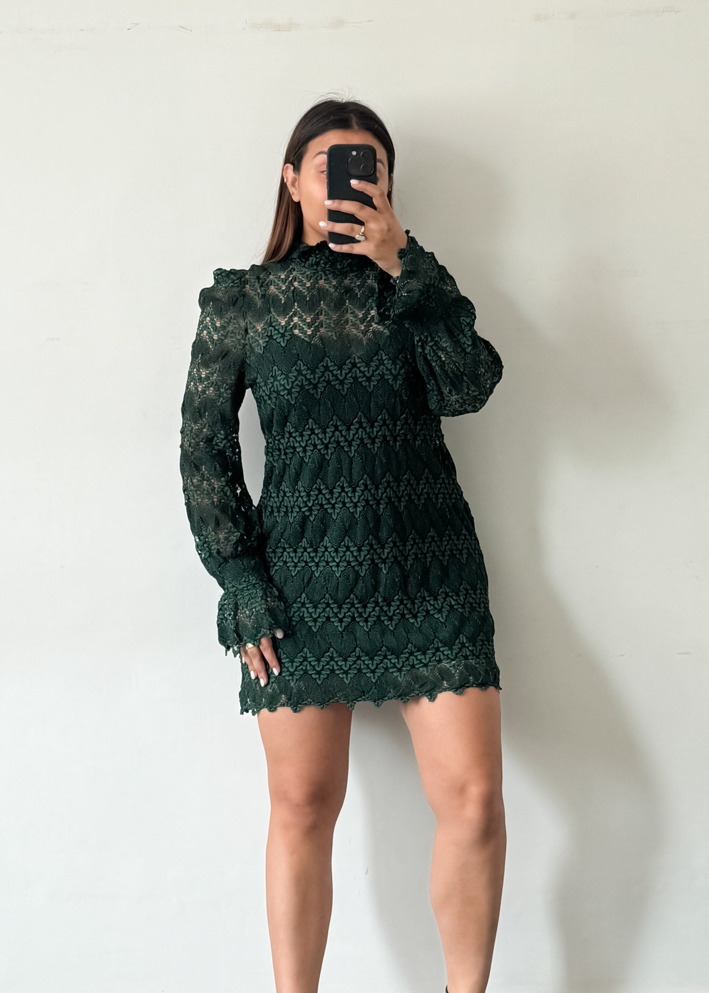 GREEN LACE, M-L