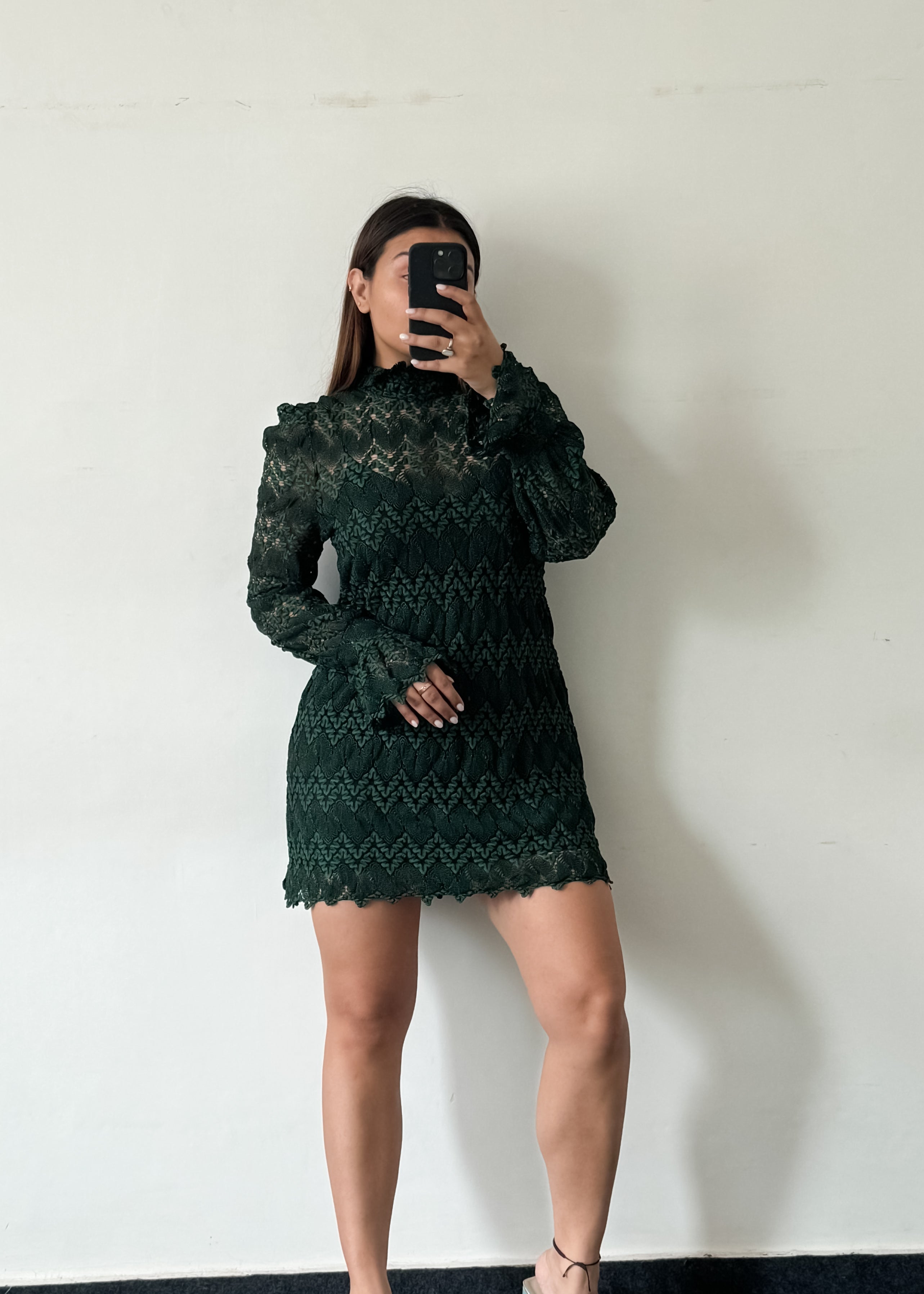 GREEN LACE, M-L