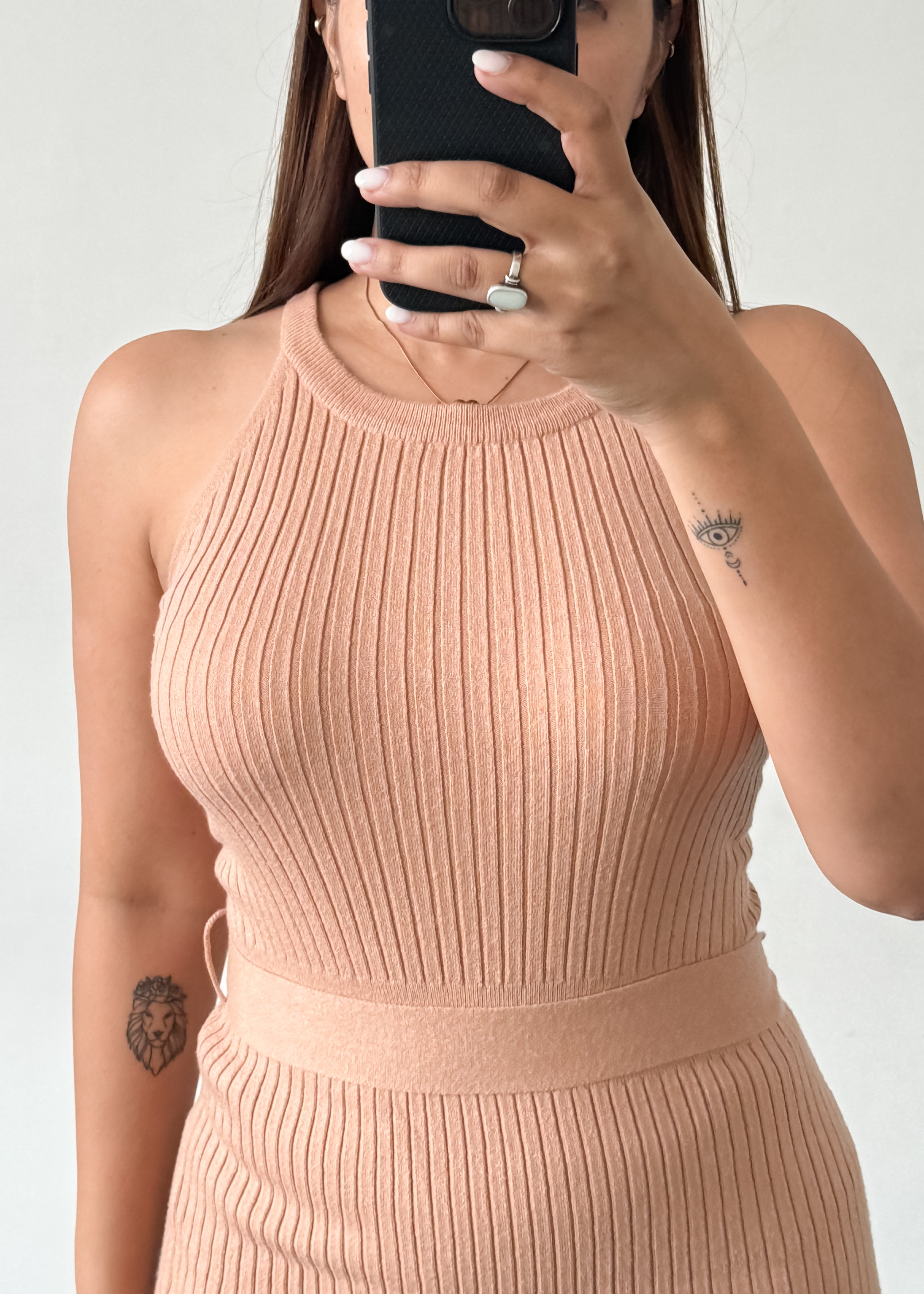 BEIGE BODYSUIT, L-XL