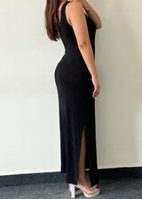 BLACK BODYCON, M-L