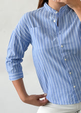 Blue Striped Cotton top