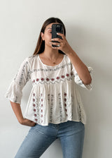 Pretty Embroidered Top