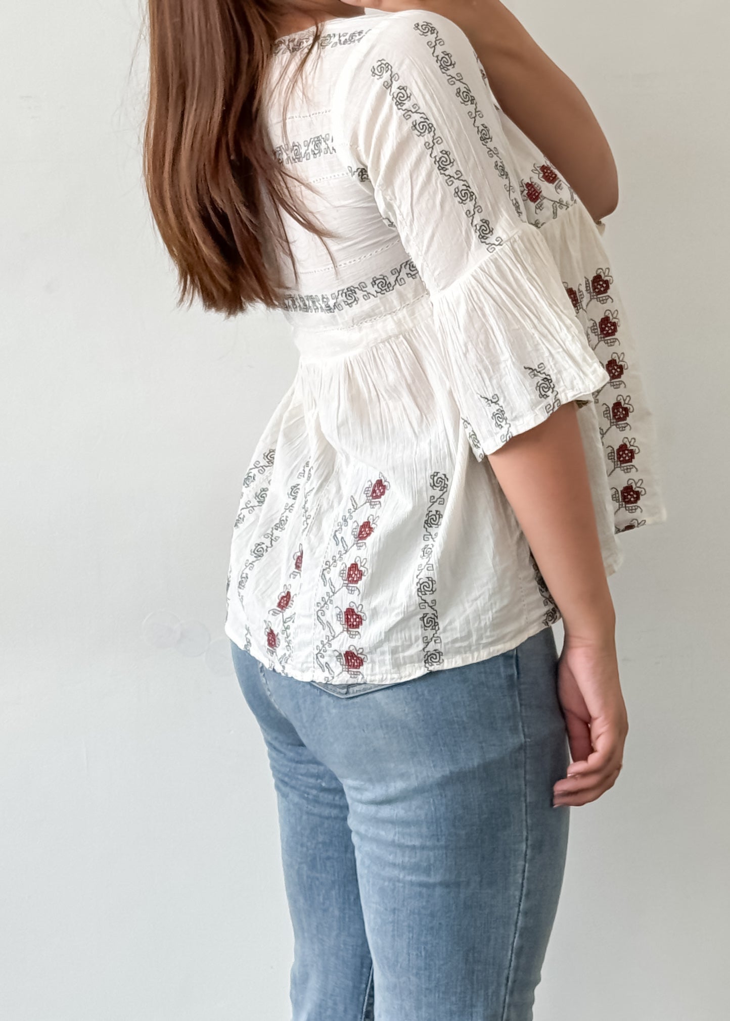 Pretty Embroidered Top