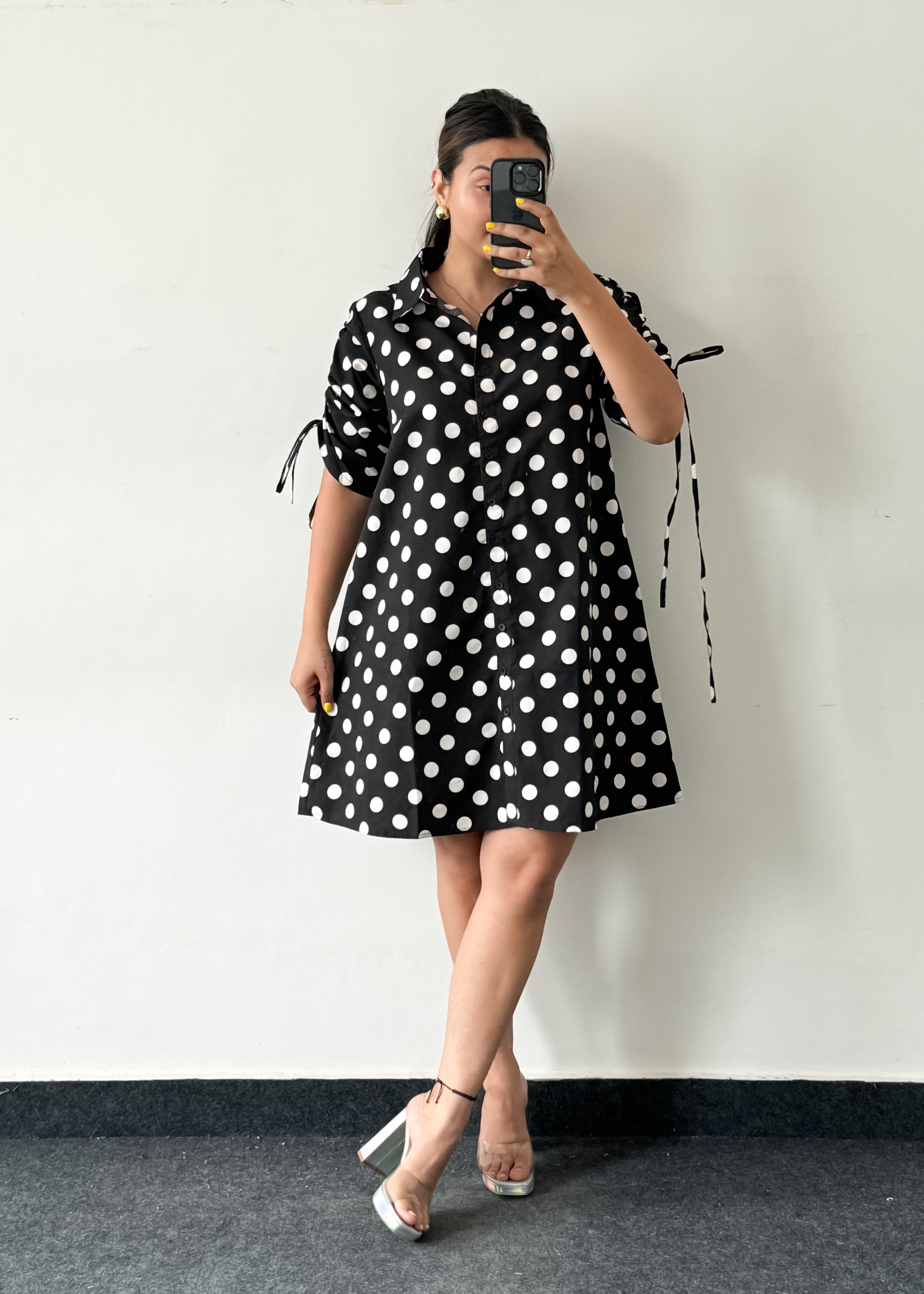 Polka Straight Fit, Size: M-L