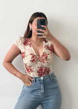 Flower Mesh Bodysuit