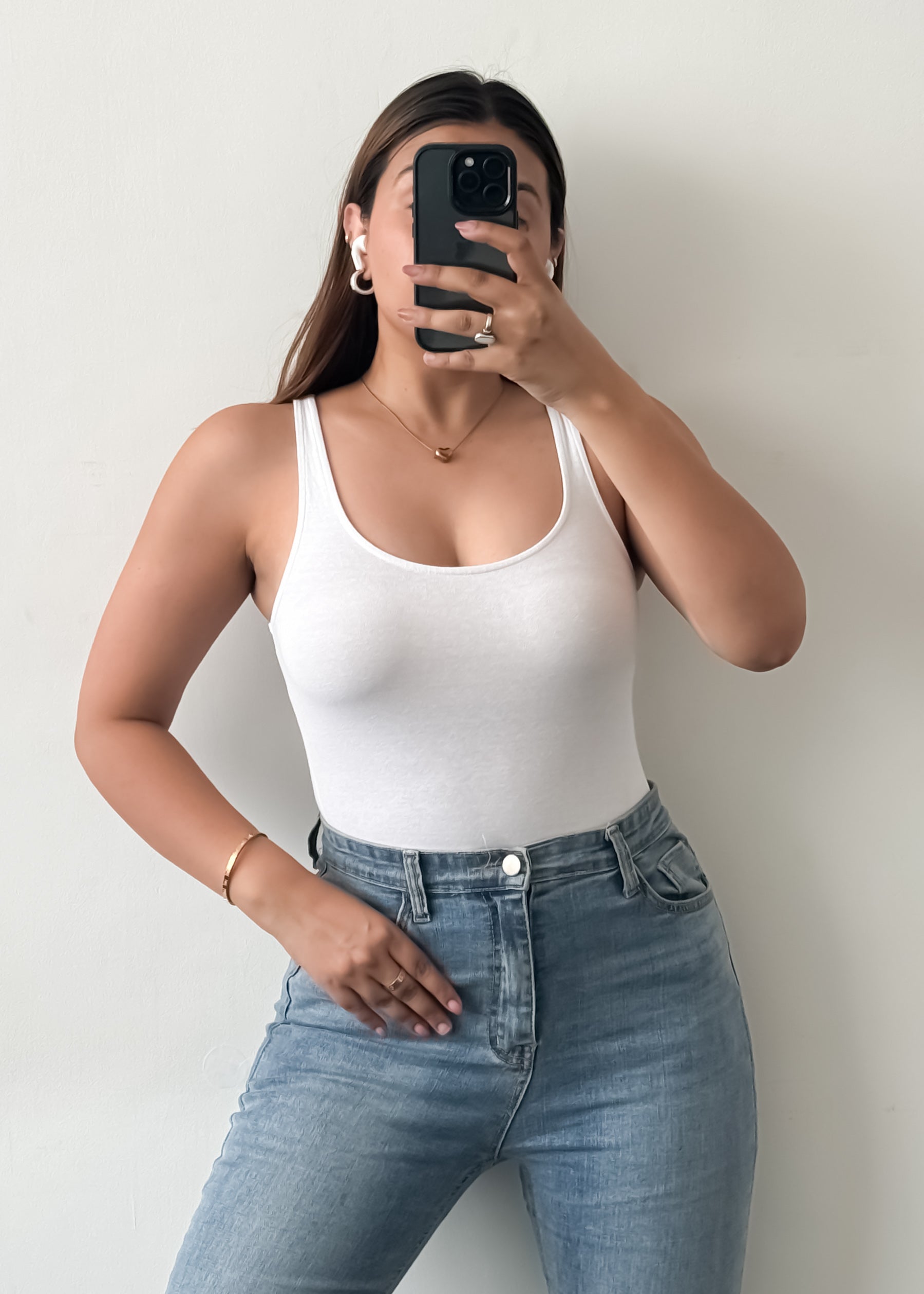 Basic White Bodysuit